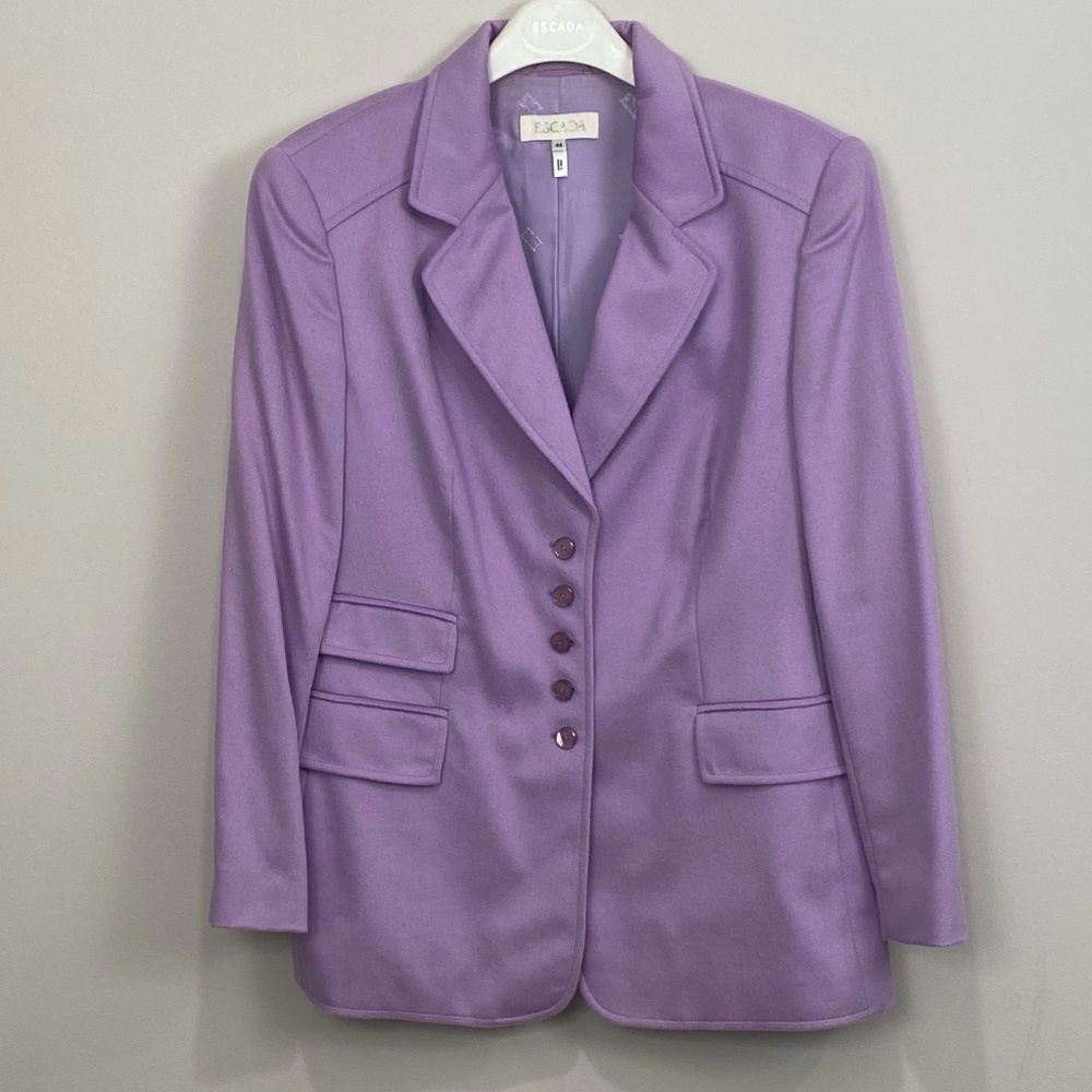 ESCADA Piacenza Orylactus Lilac Rabbit/Wool Blazer